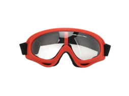 Óculos de Esqui com Lentes Transparentes, Proteção UV e Proteção contra Vento para Homens e Mulheres, Moldura Branca | S/MARCA