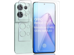 Conjunto de Protectores de Lente Contém Proteção para Oppo Reno 8 Pro 5G HONGWE. (2un)