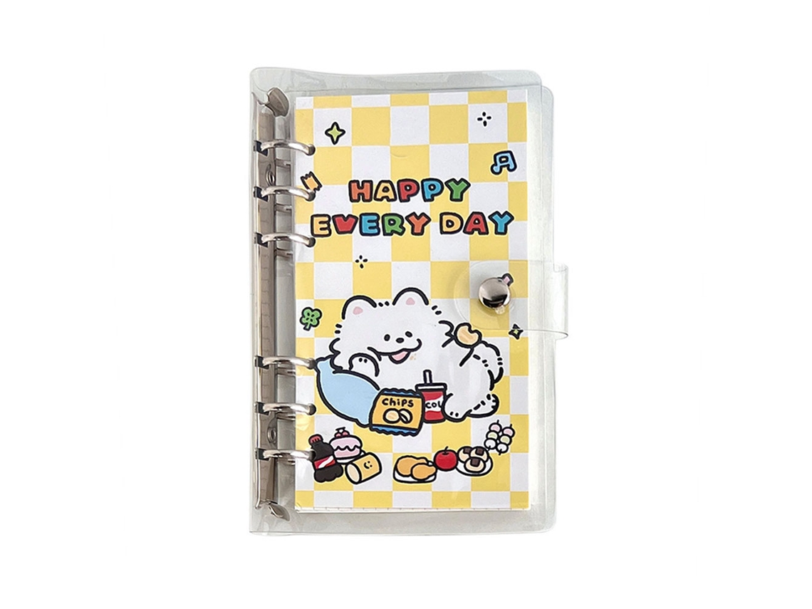 Caderno Espiral Desmontável Duro Suave Escrita Design Bonito Duradouro Para Estudantes