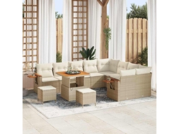 Vidaxl Conjunto De Sofá De Jardim 13 Unid. 9-número De Lugares