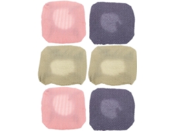 Lurelia Conjunto De 6 Escovas Para Costas Para Duche, Massagem Suave, Limpeza Profunda E Cor Rosa, Verde E Cinzento