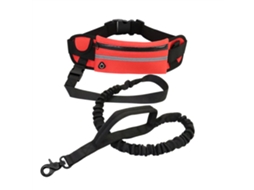 Cinto Para Cães Com Bolsa Reflectiva Sem Mãos Para Corrida Caminhada Noturna Outdoor Com Bolsa Zipper