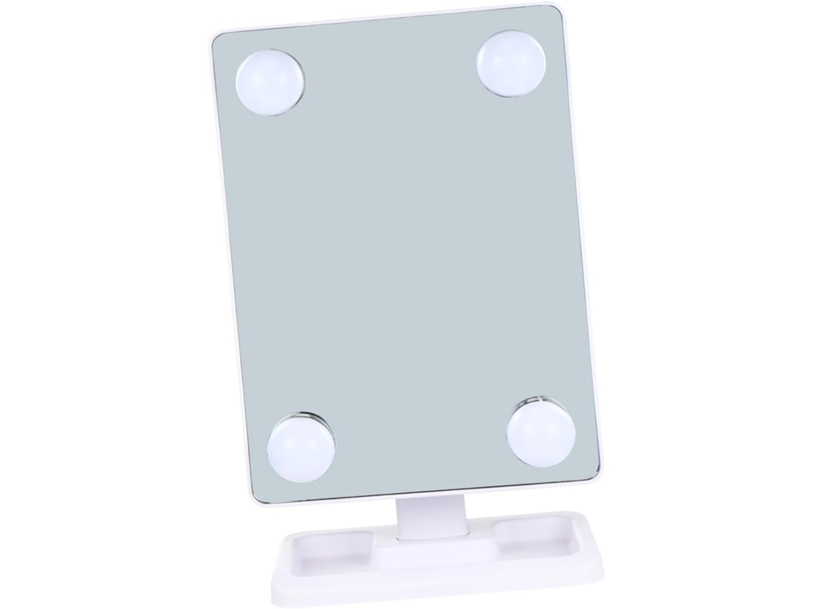 Miroir De Table Pivotant Com Éclairage Led Para Maquillage E Salle De Bain Modes De Luminosité