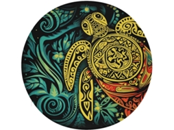 Almofada Redonda De Algodão Com Estampa Tribal Tartaruga, Ideal Para Cadeira De Jantar Almofada Grossa E Macia Uso Em