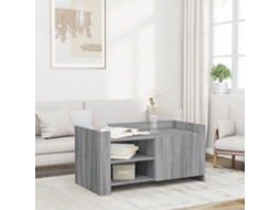 Vidaxl Mesa De Centro 100x50x50cm Derivados De Madeira Cinzento Sonoma