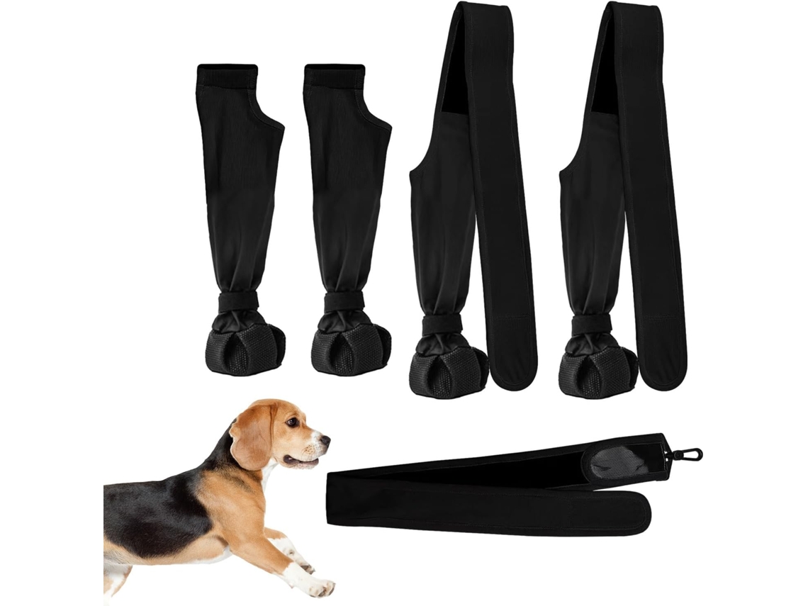 Calças Cães Com Botas, Suspensórios Botas De Cachorro