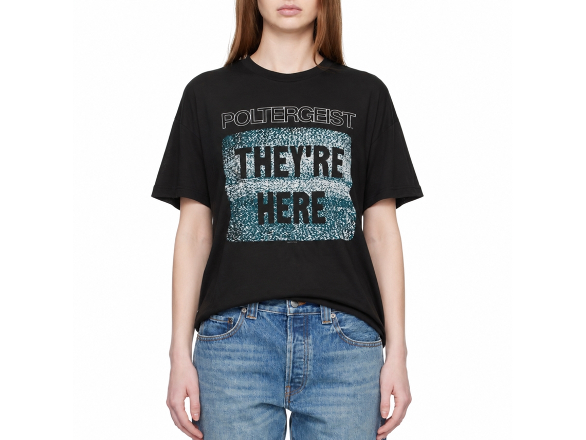 Rockinstone Poltergeist They're Here Graphic T-shirt Size:m