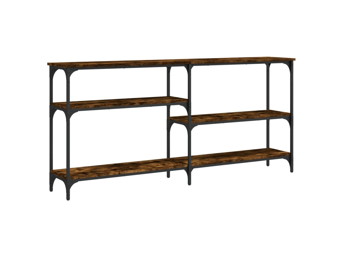 Mesa Consola Derivados de Madeira Carvalho Fumado MAISON EXCLUSIVE (160x29x75 cm)