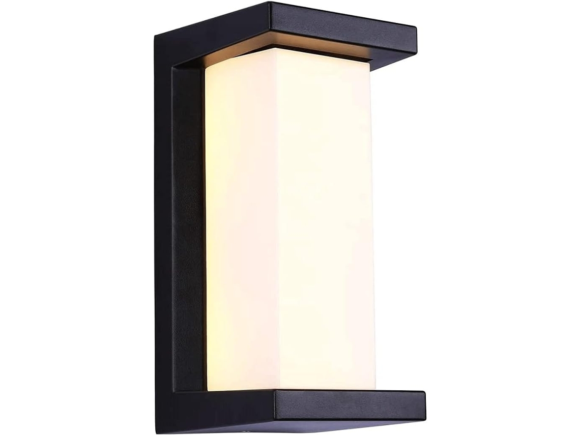 Applique Mural Led, Moderna, 3000k, 18w, Exterior, Para Corredor