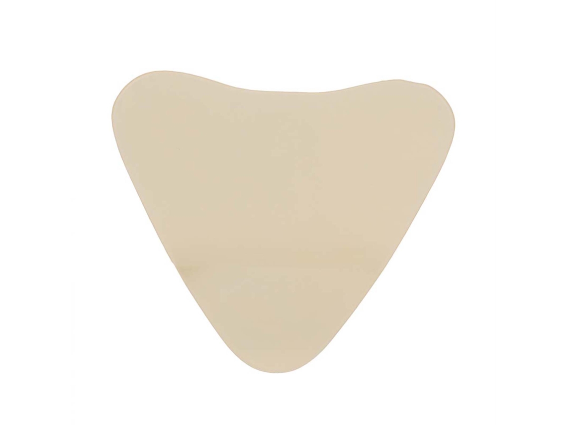 Parche De Silicone Reutilizável Anti-rugas Para Peito (triangular Dourado)