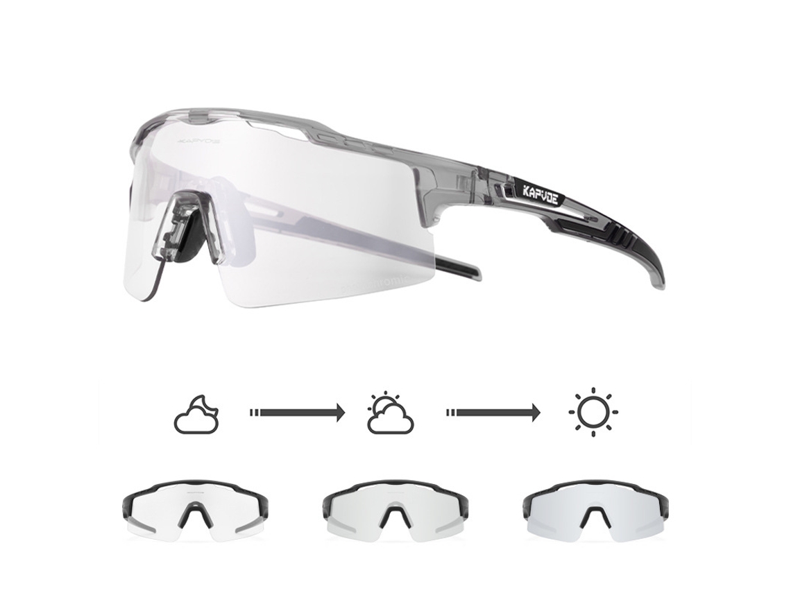 Óculos De Ciclismo, Óculos De Proteção Esportivos Fotocromáticos, Óculos Para Mountain Bike/ciclismo De Estrada