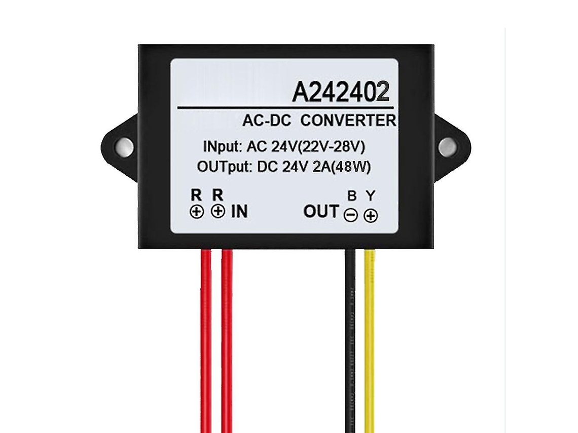 Módulo Adaptador Conversor De Fonte De Alimentação À Prova Dágua Mini Ca 24 V Para Cc 24 V 1 2 3 A Qinhai Aquaforge