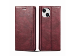 Lurelia Capa Iphone 13 Couro Pu Tpu Antirroubo