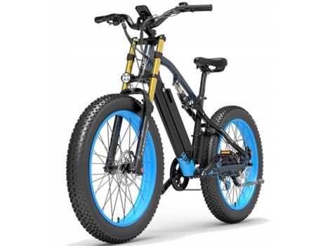 Bicicleta Elétrica Rv700 1200W 48V 16Ah 130Km 200Kg Tela Lcd LANKELEISI