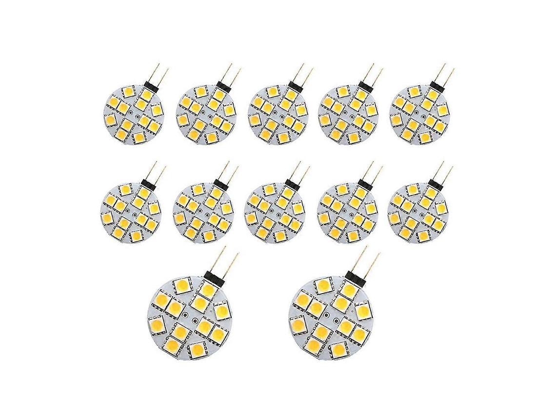 Luminária De Leitura Led, 12 Unidades, Base G4, Branco Quente, Para Estudo, Cabeceira, Trabalho, Artesanato Ou Viagens