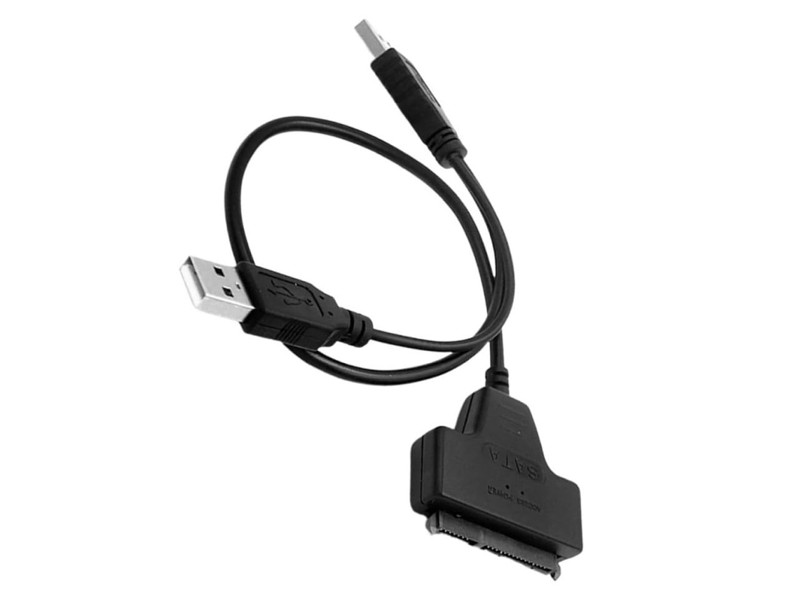 Cabo De Dados Usb 2.0, 12,7 Cm (5 Polegadas) Para Disco Rígido, Preto Cobre