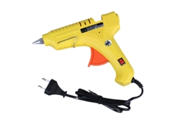 Pistola de Cola Quente de 80 W, Máquina de Cola Quente Multifuncional, Uso Industrial e Doméstico, Diy, Amarela STELASPLEN
