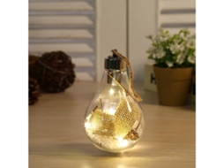 Bolas De Natal Led Transparentes, Luzes De Simulação Criativas, Decorações Para Árvores De Natal, Bolas Pendentes Stelasplen