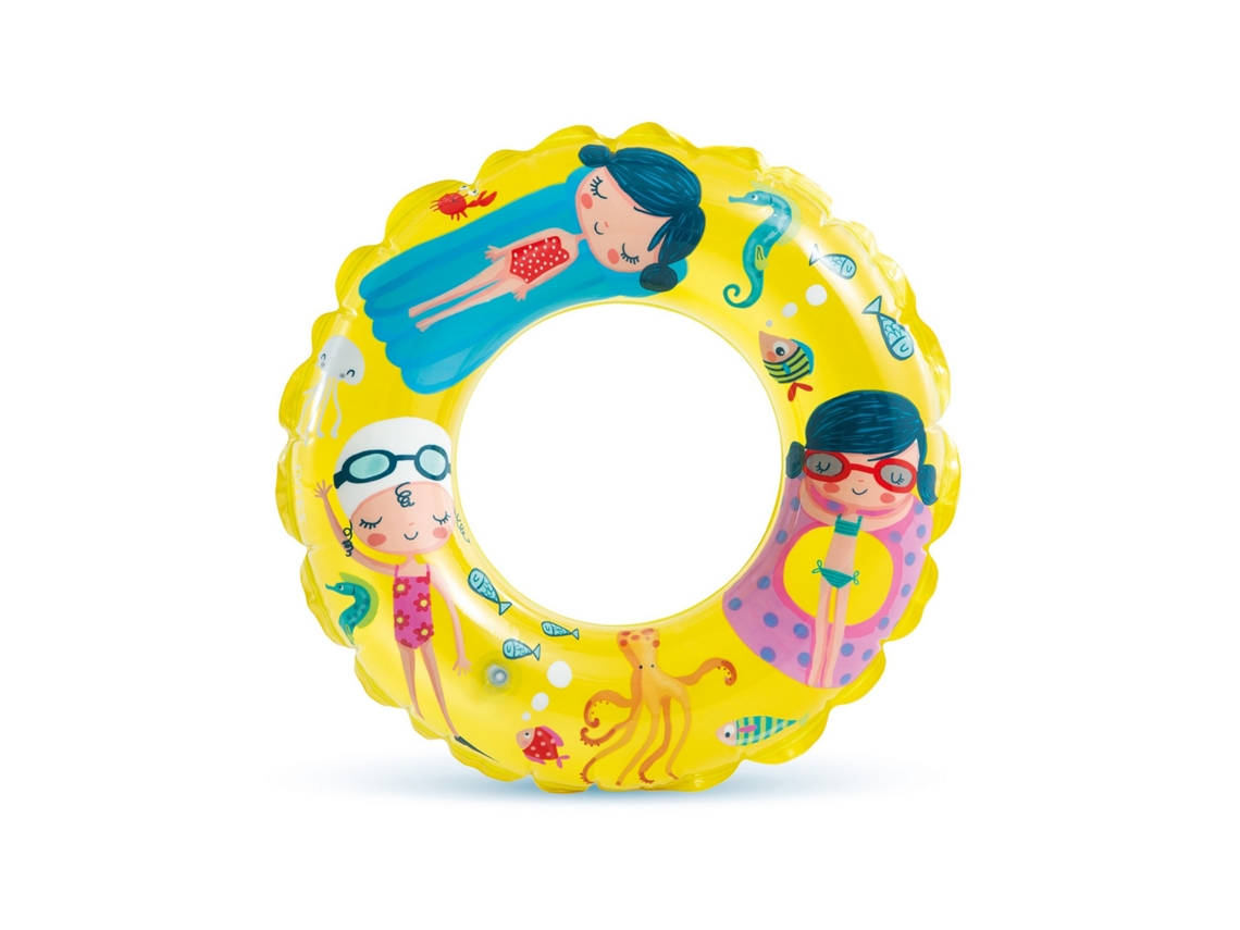Boia De Natação Intex 59242, 61 Cm De Diâmetro, Branca