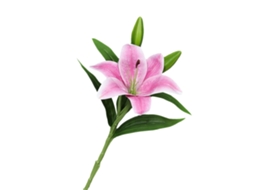 Flor Artificial Lily 3d Lilás 38cm para Decoração Elegante LAXISCREED