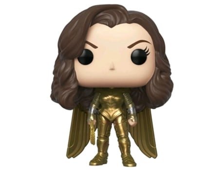 Figura Funko WONDER WOMAN 1984 Gold sem Capacete Edição Exclusiva EUA Pop