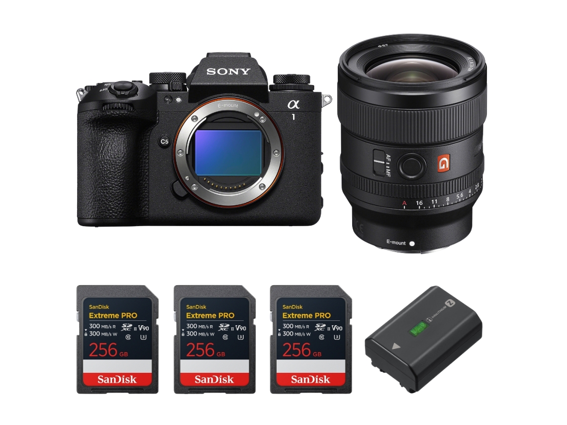 Alpha 1 Ii + Fe 24mm F/1.4 Gm + 3 Sandisk 256gb Extreme Pro Uhs ii Sdxc + Sony Np fz100 + Ebook “20 Dicas para Fotos Que Impressionam” SONY