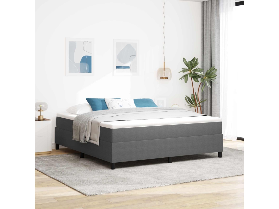 Vidaxl Estrado De Cama Plataforma Cinzento-claro 180 X 200 Cm