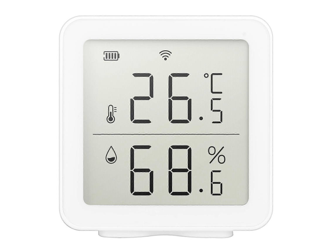 Sensor De Temperatura Wi-fi Tuya Para Automação Residencial Inteligente, Compatível Com Alexa, Monitor Sem Fio Para Ambientes Internos E Alertas