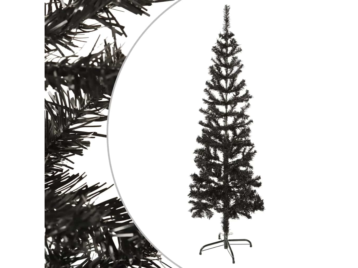 Christmas Tree, Christmas Trees Vidaxl Preto Pvc (150 X 43 Cm)