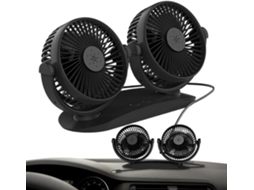 Ventilador Portátil Genérico Para Carro, Ventilador Usb Duplo Para