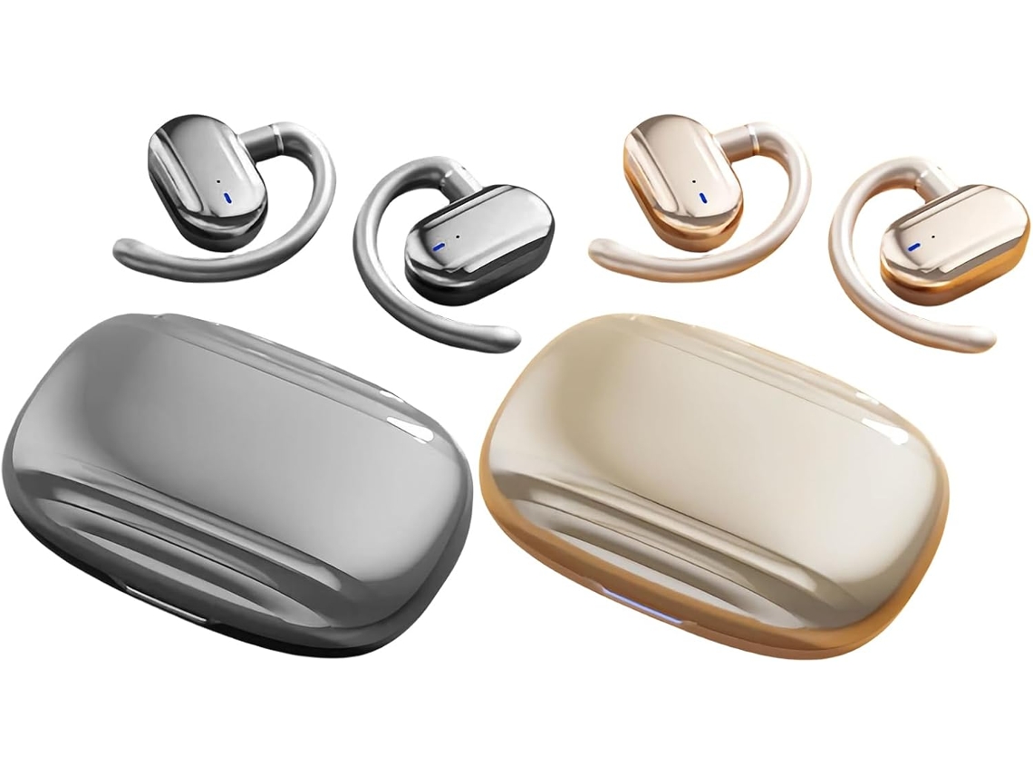 Generisch Auricolari Senza Fili, Con Orecchio Aperto, Batteria Lunga, Resistenti All Acqua, Audio Chiaro, Accoppiamento