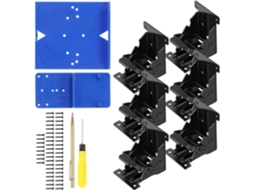 Conjunto De 6 Suportes Para Pés Mesa Em Aço Carbono, E Com Suportar