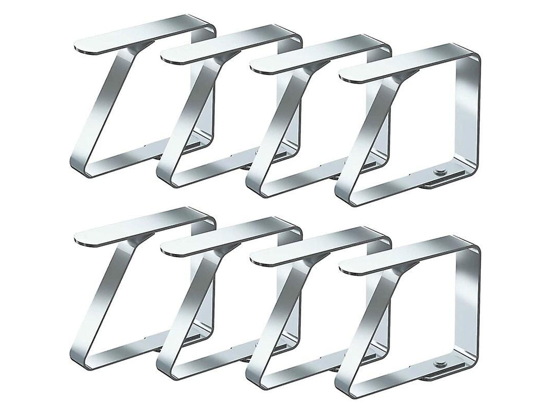 Lurelia Prendedores Toalha Mesa Aço Inoxidável 8 Peças 5 X 4 Cm Piqueniques Festas