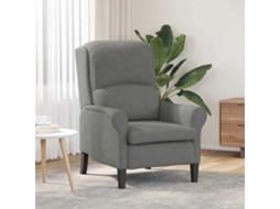 Vidaxl Poltrona Cinzento Escuro 76 X 94 X 102 Cm Microfibra