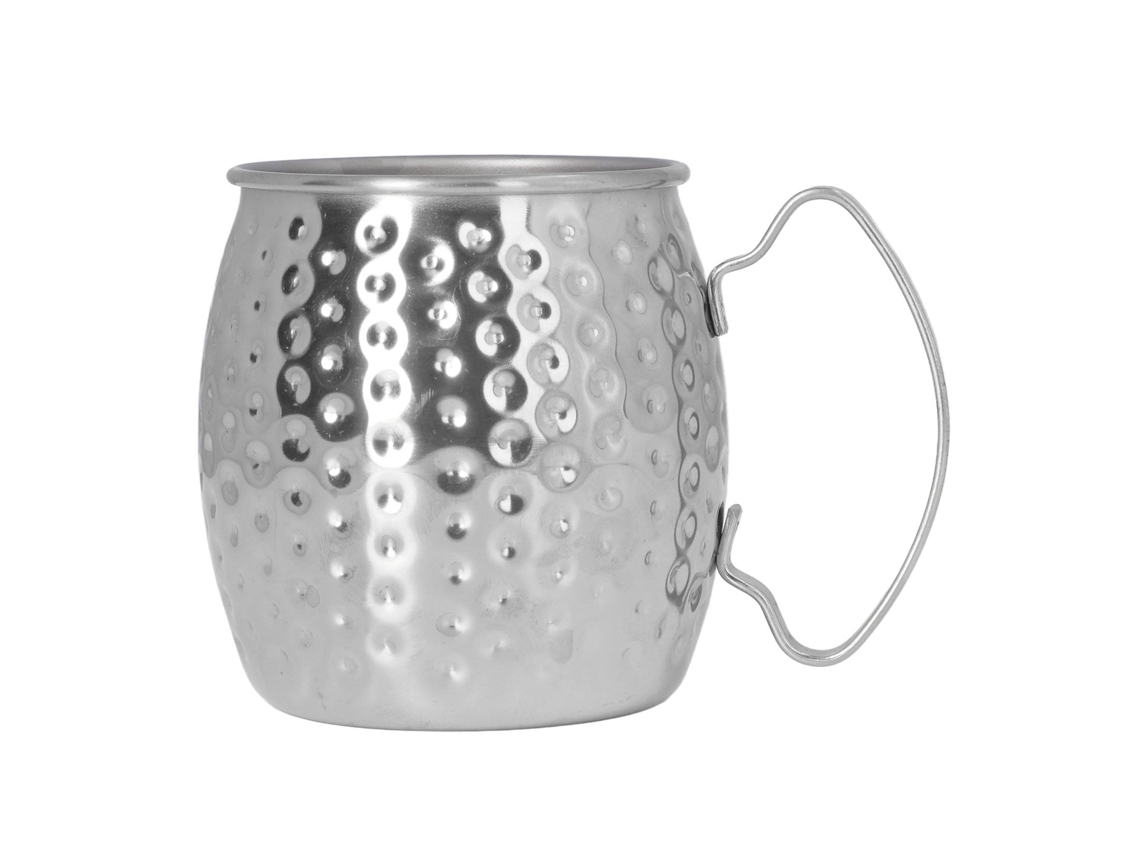 Copo Moscow Mule LAXISCREED Aço Inox 500ml Prata