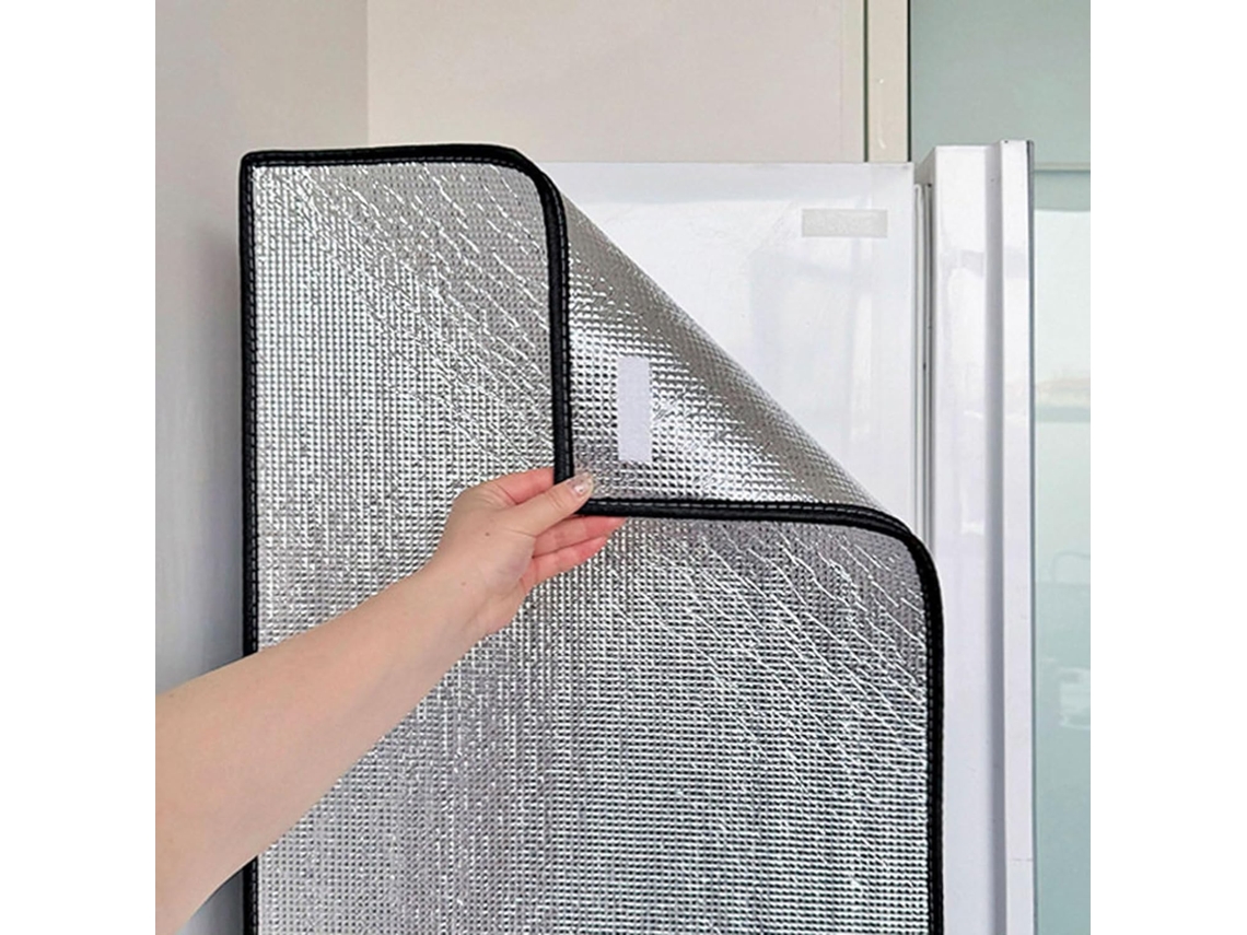 Capa Isolante de Alumínio para Geladeira e Freezer Reutilizável Máxima Eficiência S/MARCA