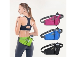 Lurelia Colete De Corrida Azul Com Suporte Para Garrafa Para Camping, Caminhadas E Exercícios