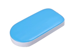 Capa De Cadeira De Bicicleta Com Almofada Para Passageiro Traseiro Infantil, Azul