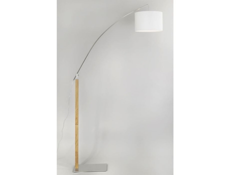 Luminária De chão Arc Design Madeira Arco Íris Cromado/carvalho… Rainbow