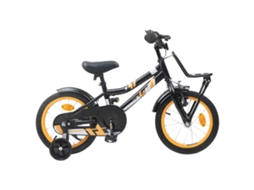 Vidaxl Bicicleta Infantil 12 Polegadas Para 2-4 Anos Laranja E Preto
