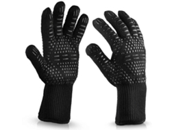 Luvas T-880 Resistentes A Altas Temperaturas (1 Par) Para Churrasco, Forno De Micro-ondas E Isolamento Térmico Na Cozinha.