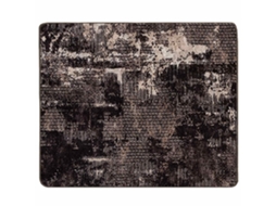 Conjunto 1 Tapete Runner Vidaxl Preto Poliéster (80 X 100 Cm)