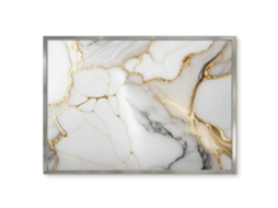 Magnetic Glass Board Marble Elegance For The Hall Espelharte (70x50 Cm)