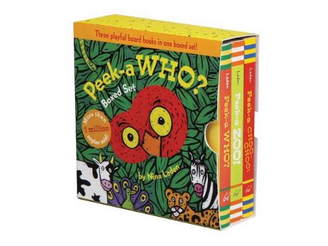 Livro Peek-a Who? Boxed Set de Nina Laden (Inglês - Capa Dura)