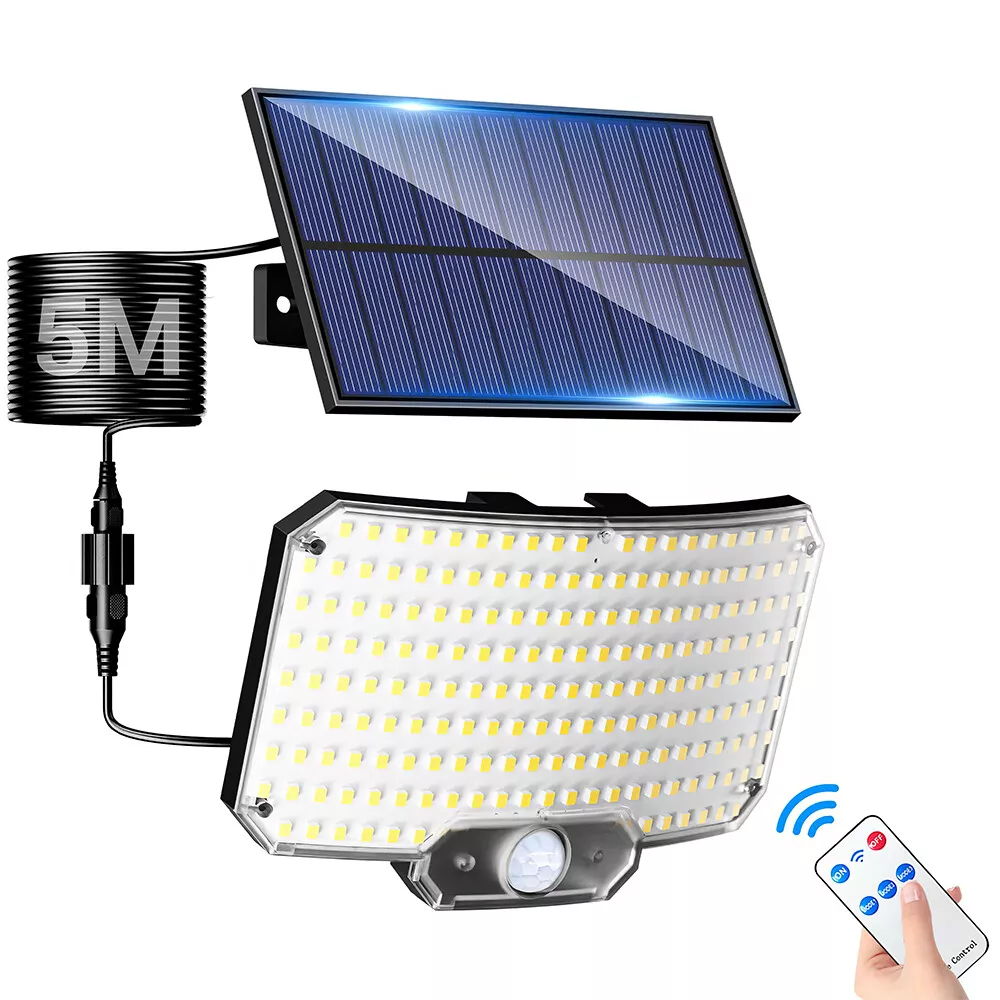 234led Luz Solar Com Sensor De Movimento Para Jardim Externo Luz De Segurança Para Inundação SUNNY SPACES