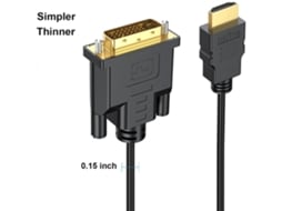Cabo Hdmi Para Dvi-d 4k 60hz,bidirecional, Compatível Ps5/xbox/pc, Blindado 5m Hexinyigjly