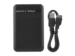 Enclosure De Disco Rígido Móvel 2.5polegadas Usb3.0 Sata3.0 6gbps Aceleração Uasp Preto