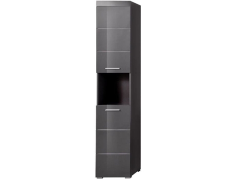 Coluna de banheiro AMANDA - 2 portas - 37 x 31 x 190 cm - Cinza TRENDS INTERNATIONAL