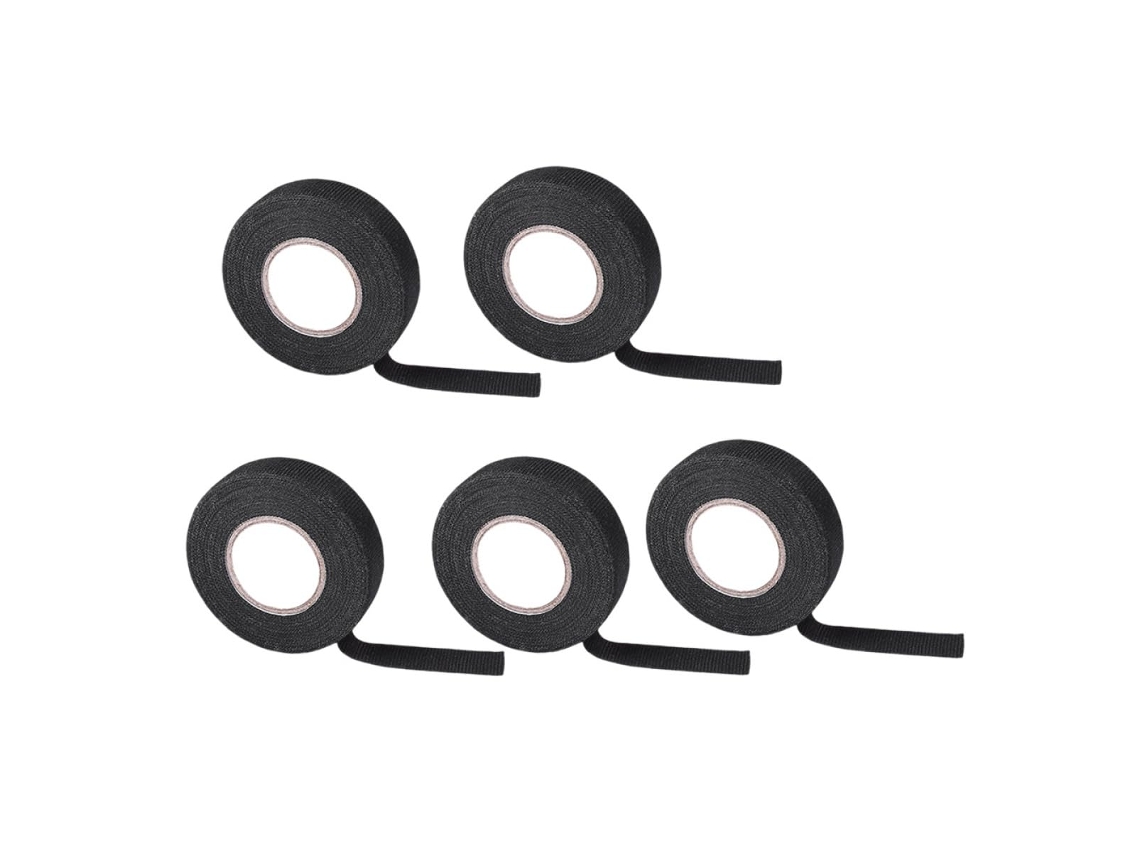 Kit Com 5 Unidades De Fita Isolante Elétrica Vinil Para Fios Automotivos, Ideal Para Projetos Industriais E Faça Você