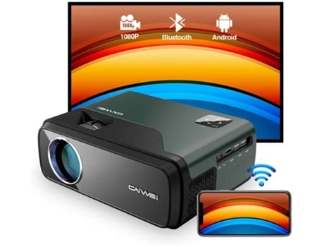 Projetor Portátil Wwfw A87800 Lumens 4k Lcd Wifi